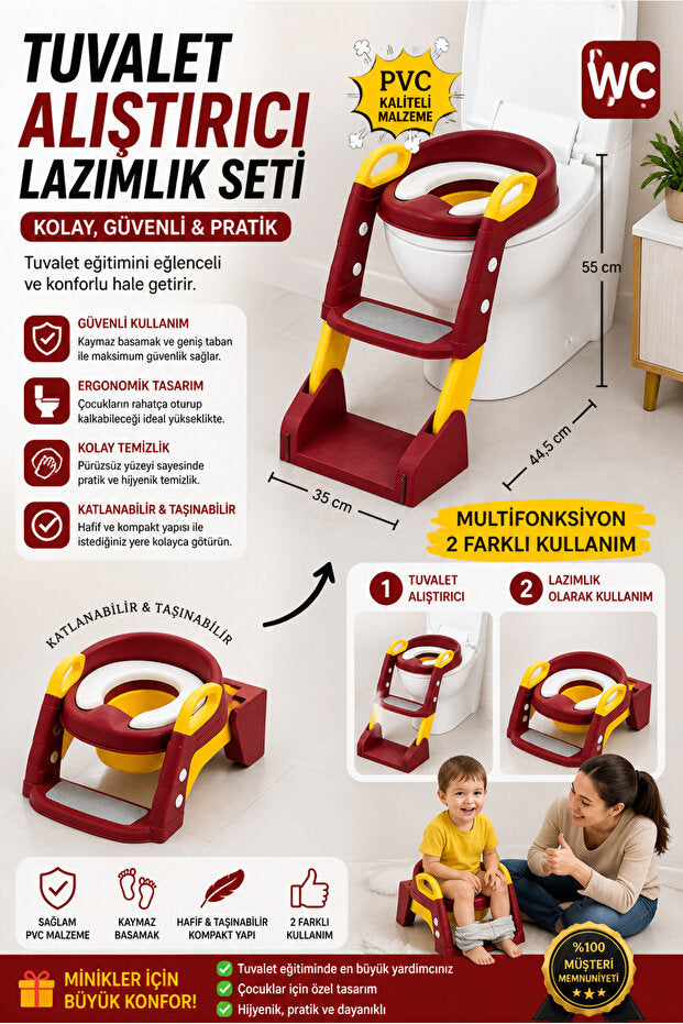 KloMini™ - Merdivenli Eğitici Klozet