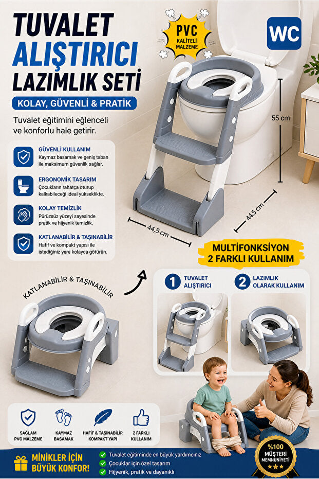 KloMini™ - Merdivenli Eğitici Klozet