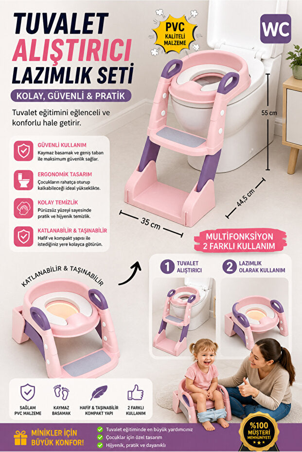 KloMini™ - Merdivenli Eğitici Klozet
